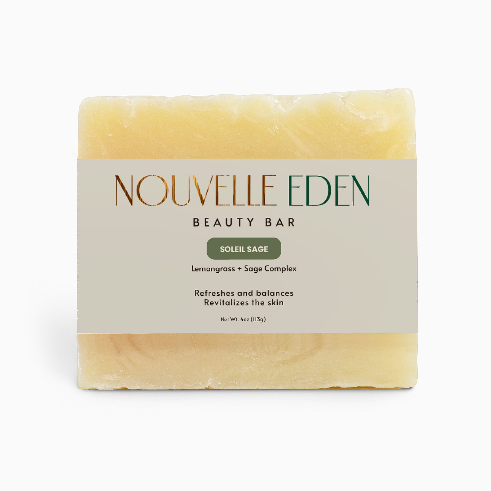 Soleil Sage – Lemongrass + Sage Beauty Bar