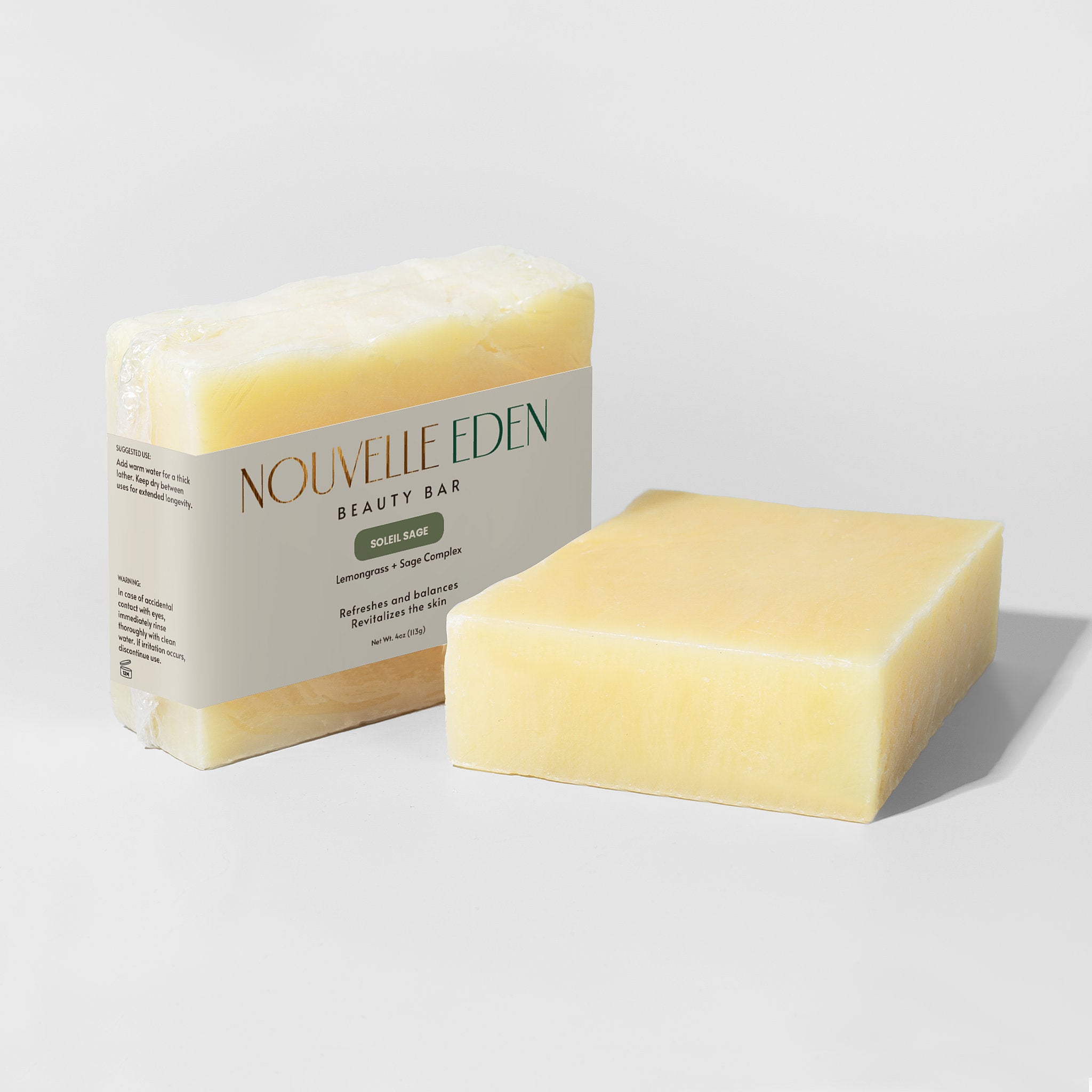 Soleil Sage – Lemongrass + Sage Beauty Bar